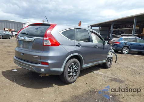 2016 Honda Cr-V Se из США, поврежденный, VIN 2HKRM3H46GH509124